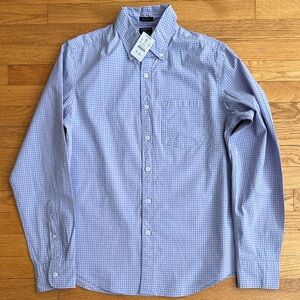 J.Crew Men's Blue Checkered Shirt size S